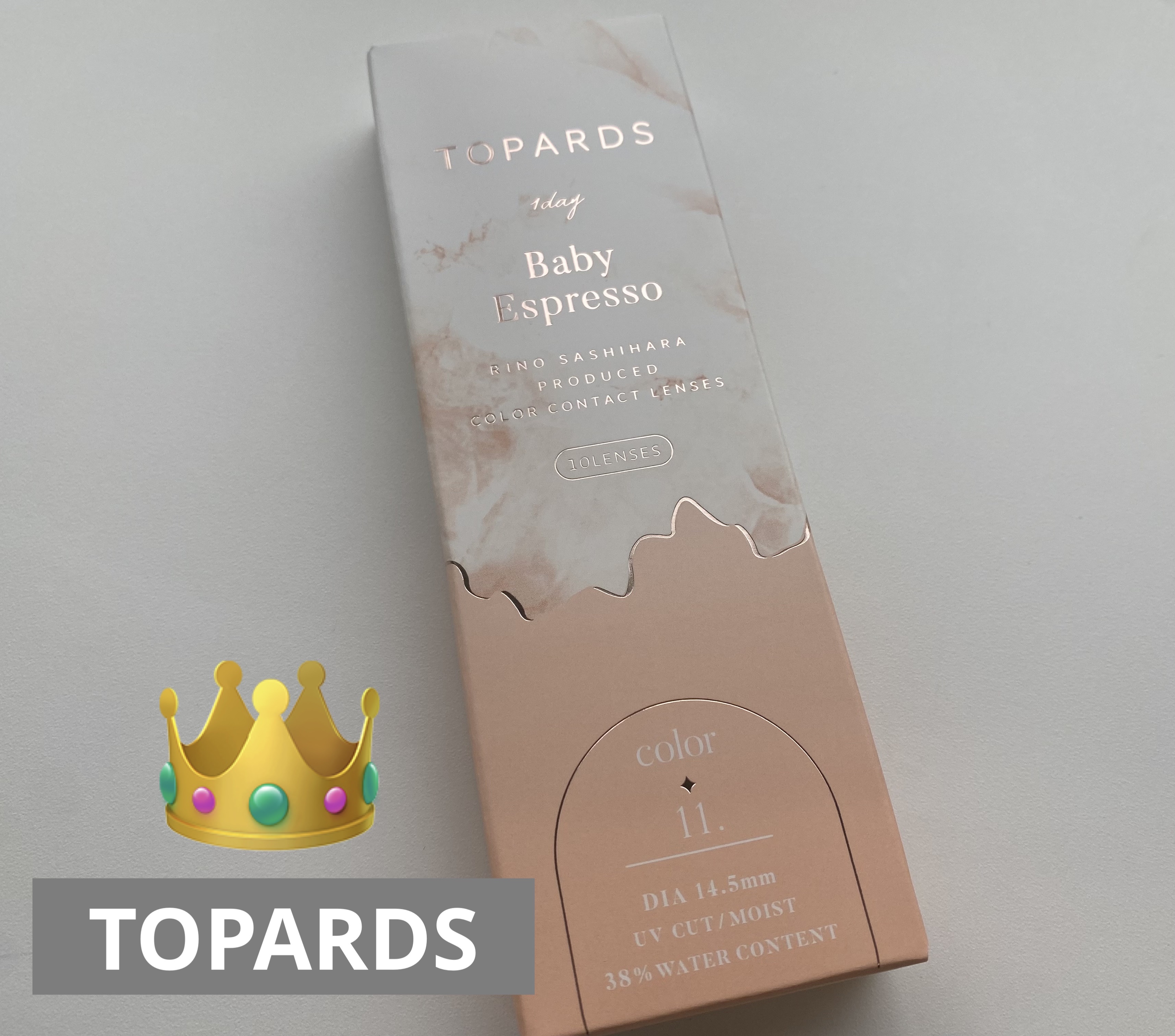 TOPARDS 1day/TOPARDS/ワンデー（１DAY）カラコンを使ったクチコミ（1枚目）