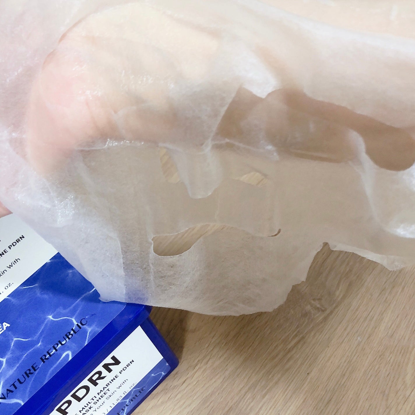 マリンPDRNデイリーシートマスク/ネイチャーリパブリック/シートマスク・パックを使ったクチコミ(4枚目)