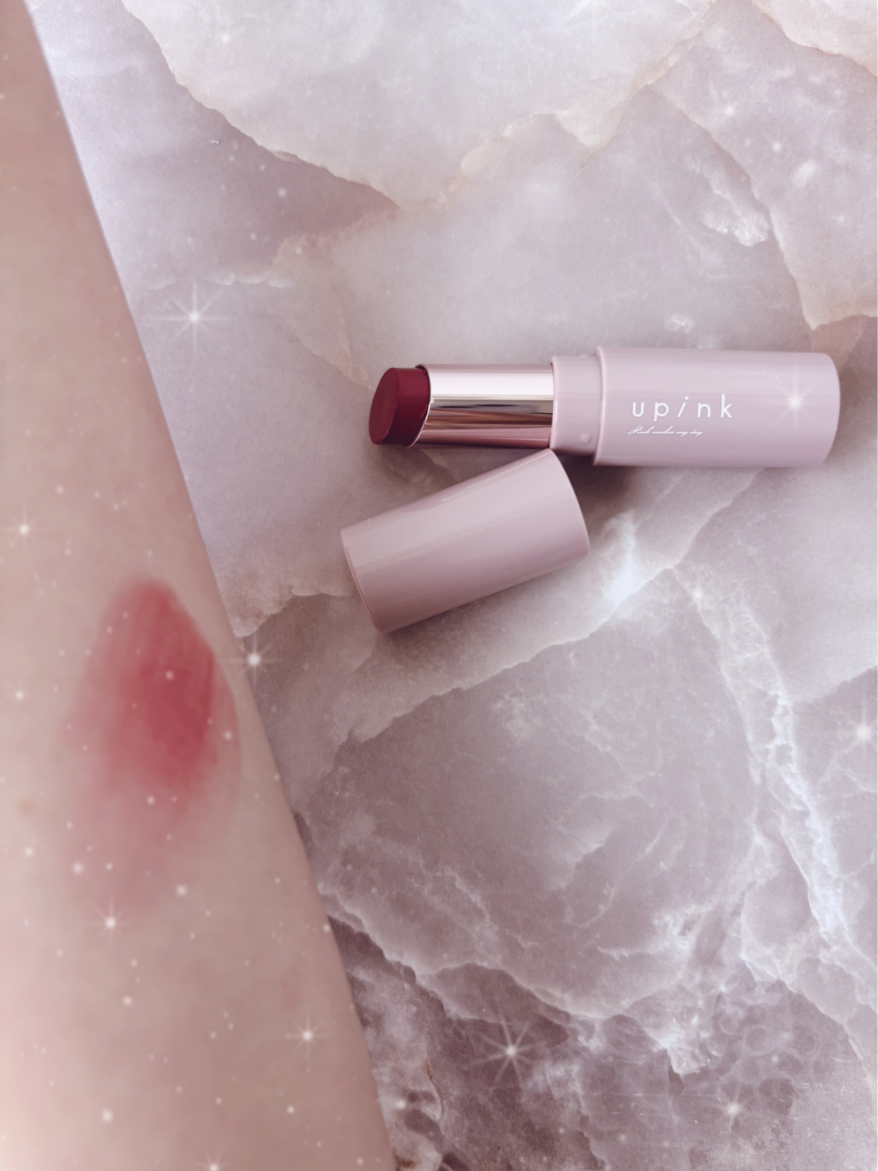 アディクトメロウリップ 01  チェリー/upink/口紅を使ったクチコミ（2枚目）