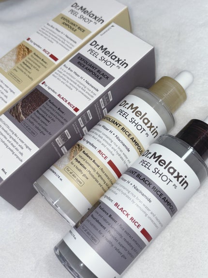 白米ピールショットゴマージュアンプル/Dr.Melaxin/美容液を使ったクチコミ(4枚目)