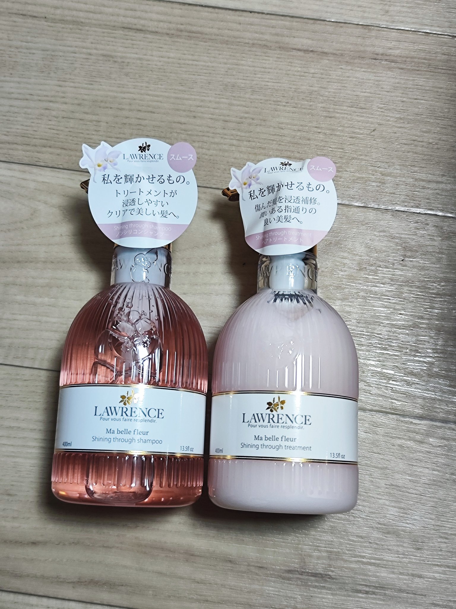 マベルフルール シャイニングスルーシャンプー／トリートメント/ロウレンス /市販シャンプーを使ったクチコミ（1枚目）