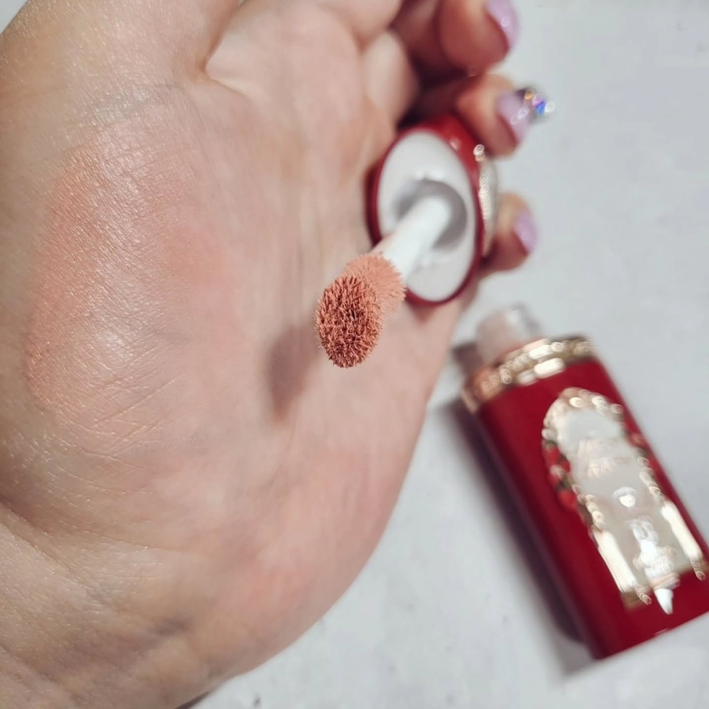 ストロベリーキューピッドコレクション リキッドブラッシュ/FlowerKnows/リキッドチークを使ったクチコミ（2枚目）