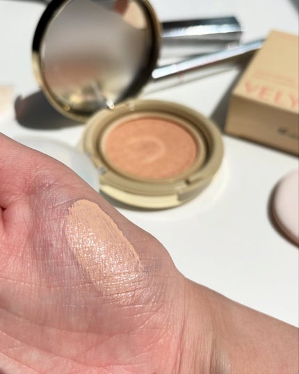 はちみつツヤ肌クッションファンデ/VELY VELY/クッションファンデーションを使ったクチコミ(3枚目)