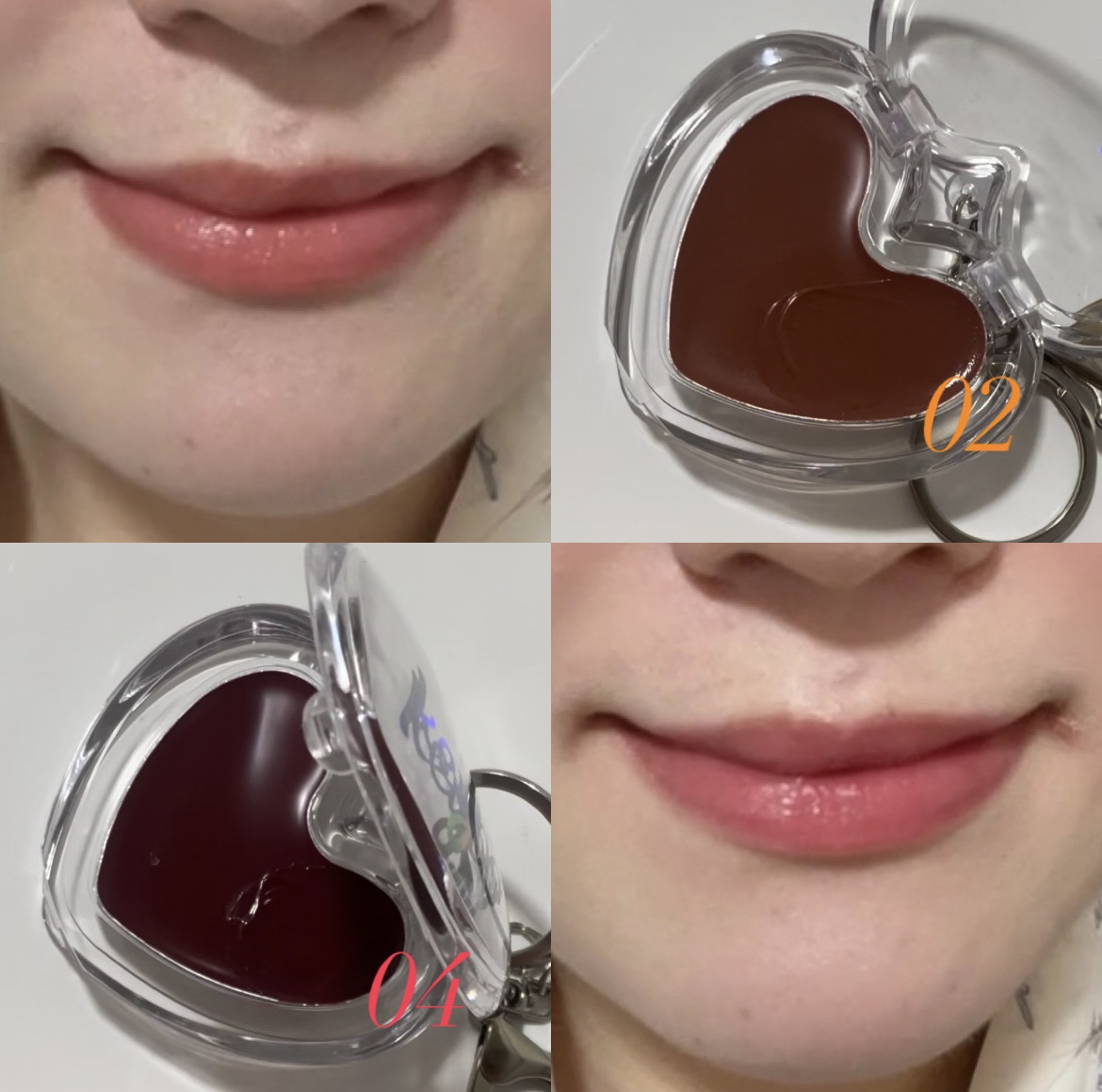 ハートキーリング リップ＆チーク/keybo/口紅を使ったクチコミ（2枚目）