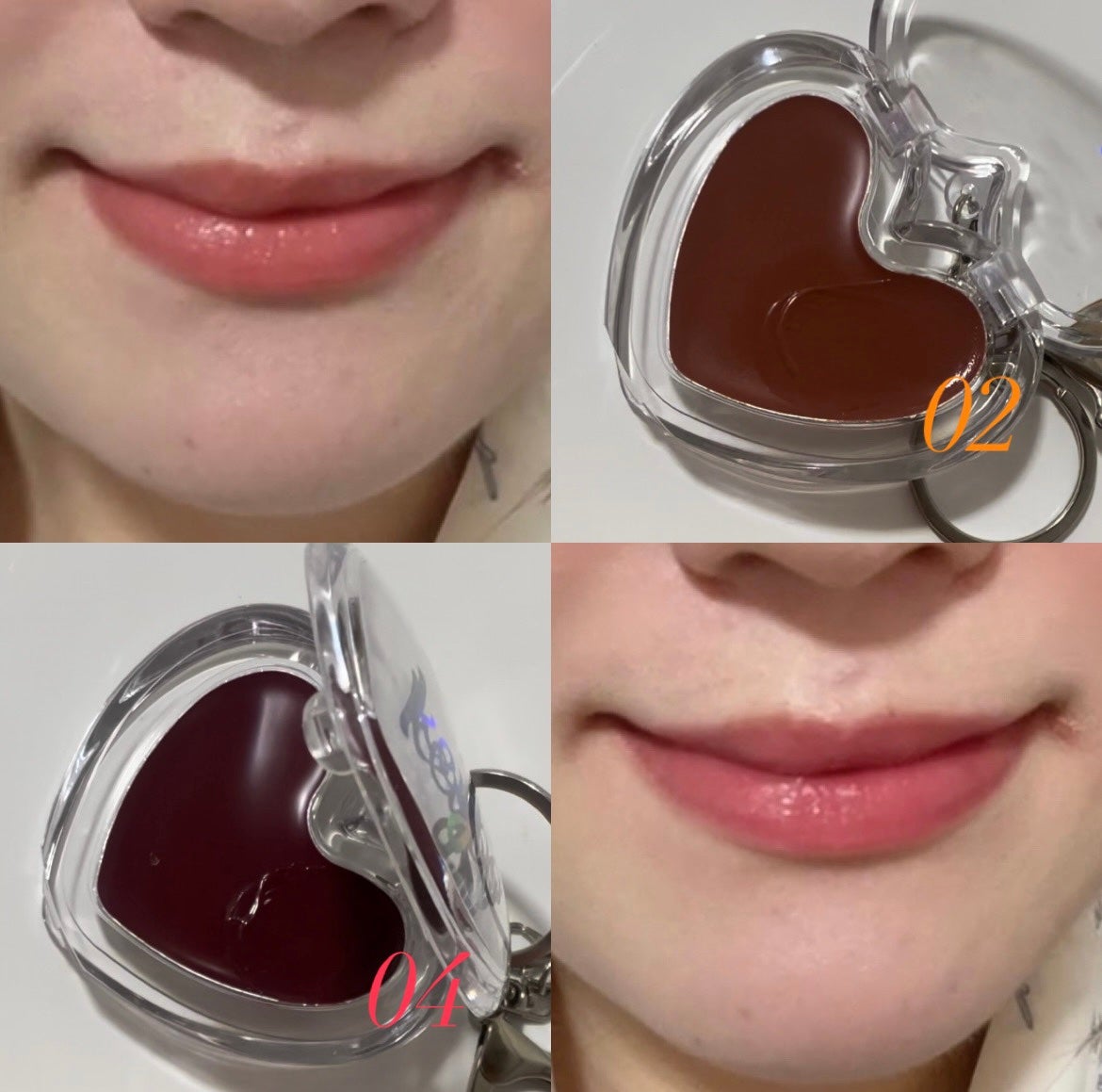 ハートキーリング リップ&チーク/keybo/口紅を使ったクチコミ(2枚目)