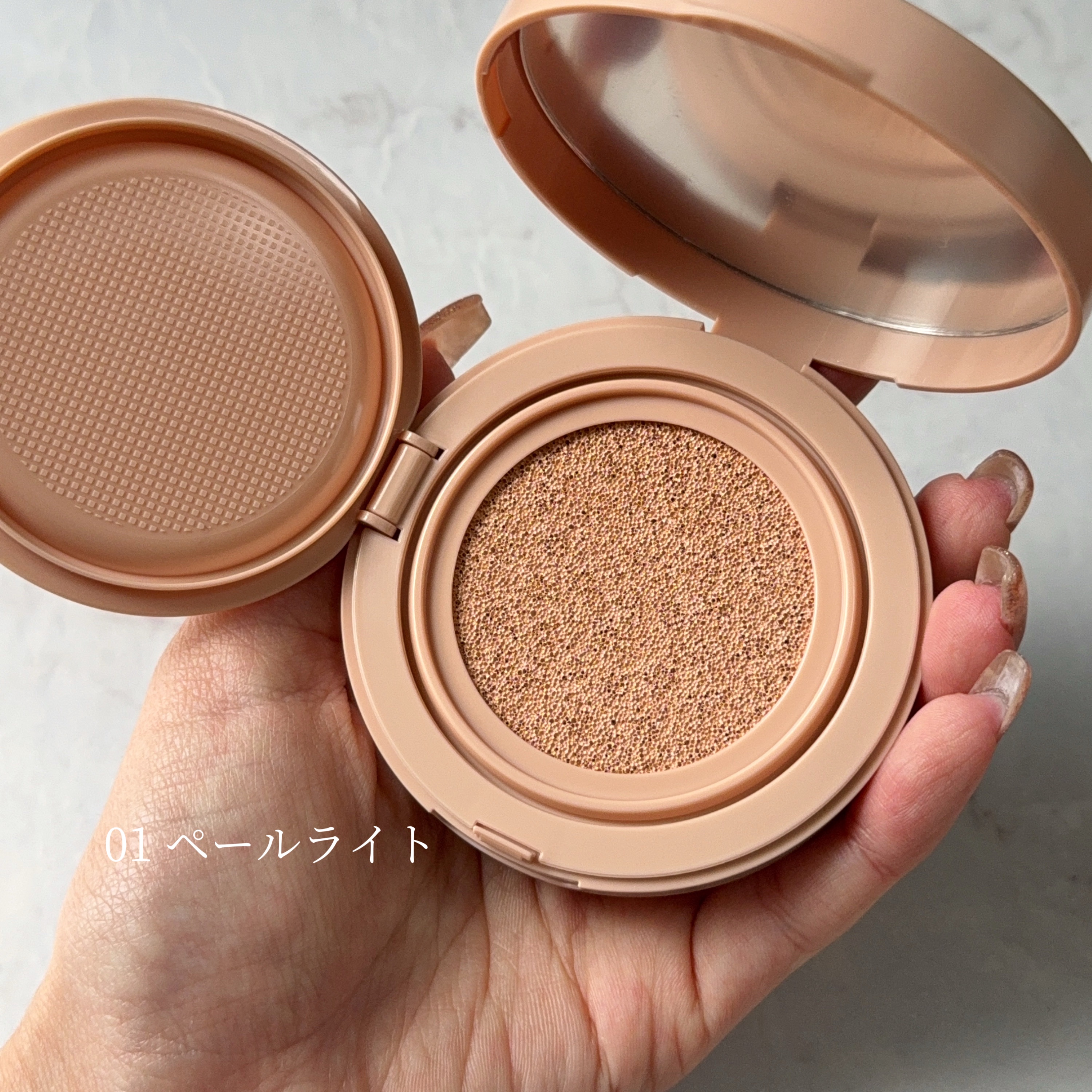 ベルベットカバークッション/TAG/クッションファンデーションを使ったクチコミ（3枚目）