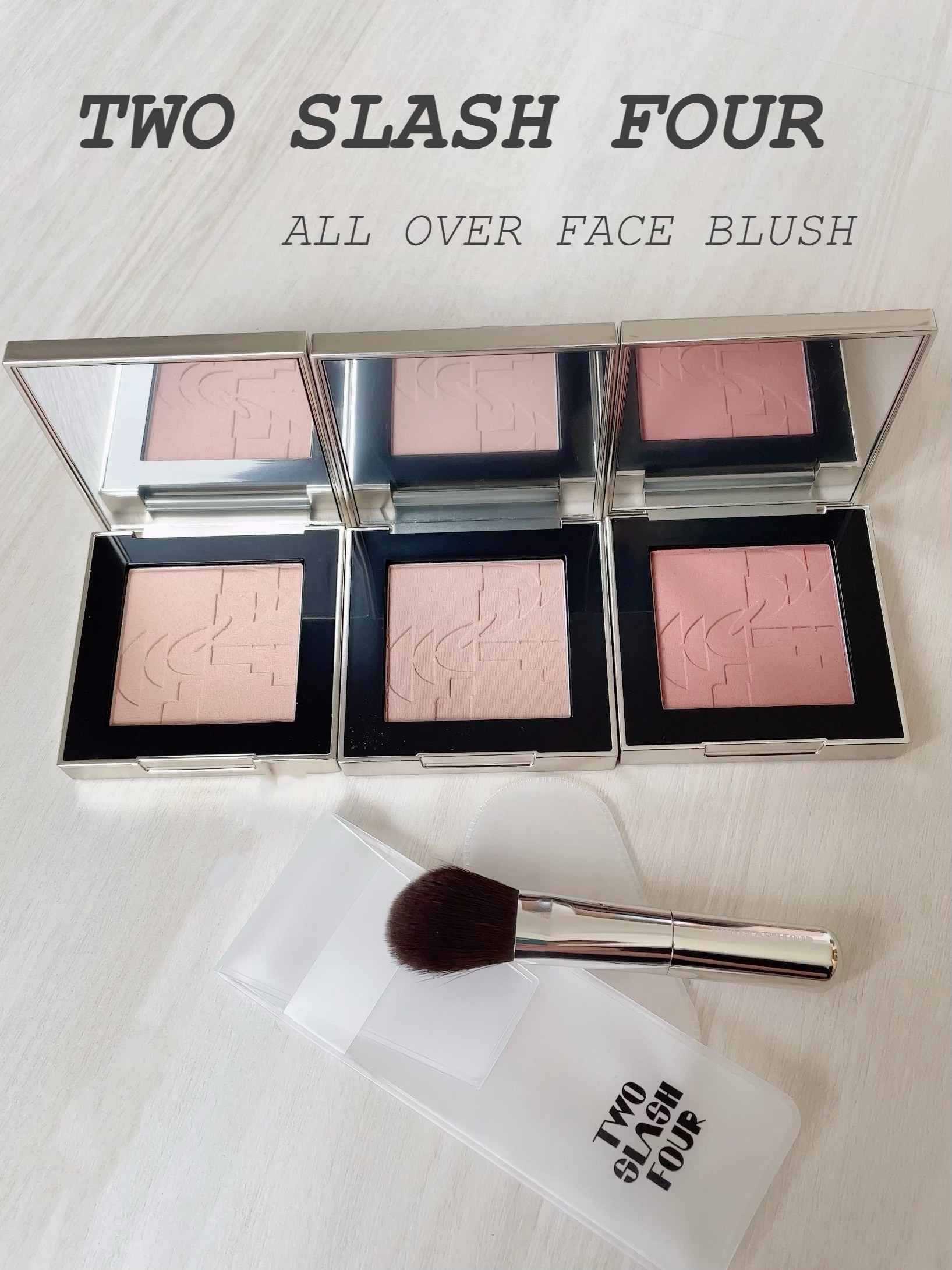 オールオーバーフェイスブラッシュ/TWO SLASH FOUR/パウダーチークを使ったクチコミ（1枚目）