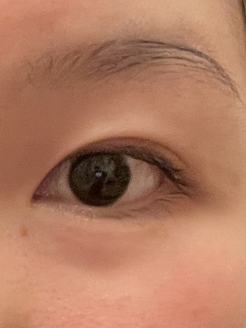 Chu's me monthly ベイビーブラウン/Chu's me/１ヶ月（１MONTH）カラコンを使ったクチコミ（2枚目）