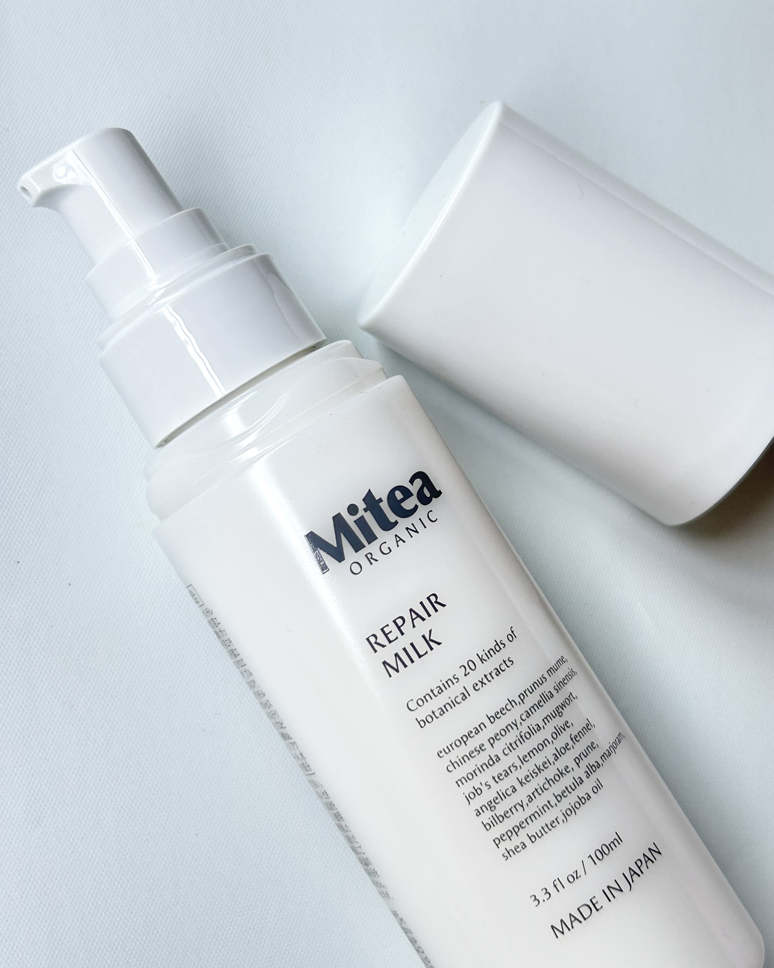 ミティア リペアミルク（乳液・オールインワン）　ウッディラベンダーの香り/ミティア オーガニック/乳液を使ったクチコミ（2枚目）