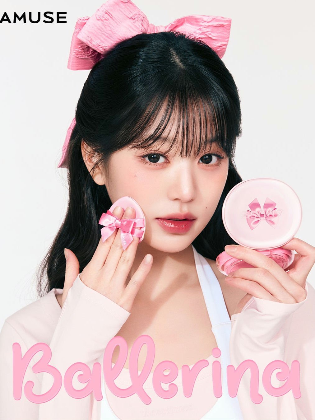 セラミックスキンパーフェクタークッション バレリーナ限定エディション 01/AMUSE/ファンデーションを使ったクチコミ（1枚目）