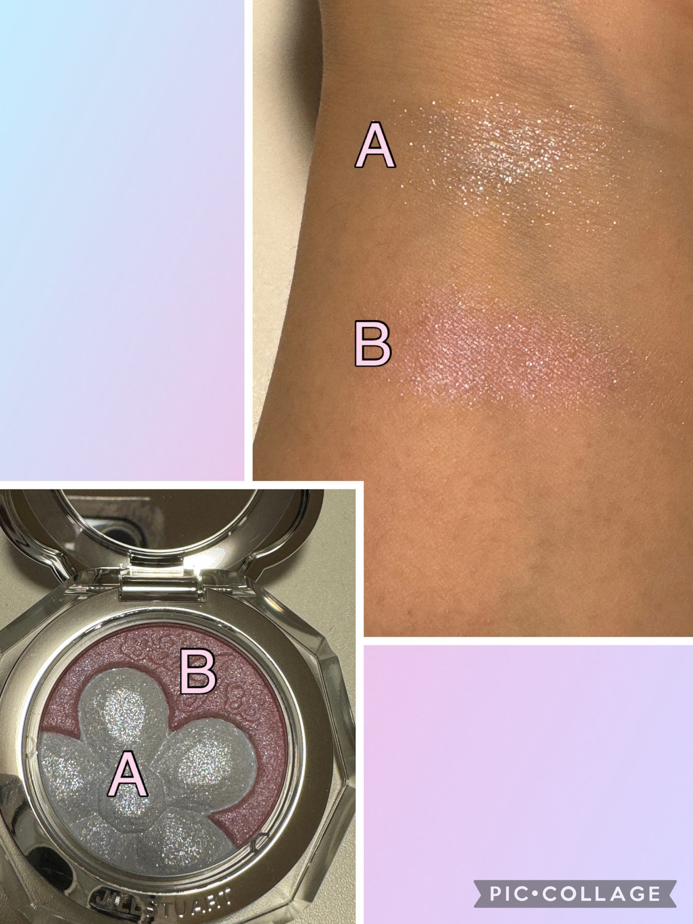 ジルスチュアート クリスタルブルーム ペタルクチュールアイズ デュオ/JILL STUART/アイシャドウパレットを使ったクチコミ(6枚目)