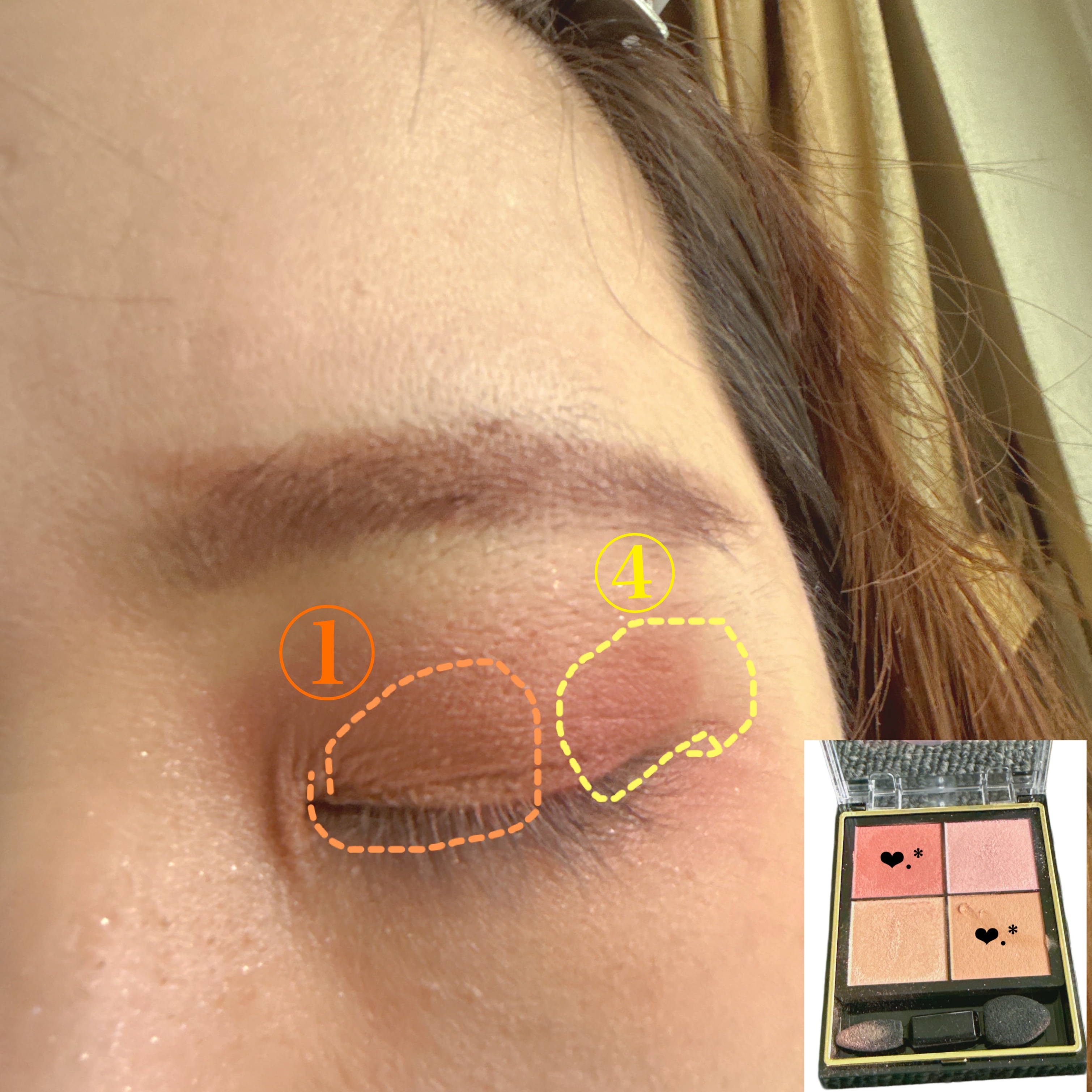 リアルクローズシャドウ/excel/アイシャドウパレットを使ったクチコミ（3枚目）