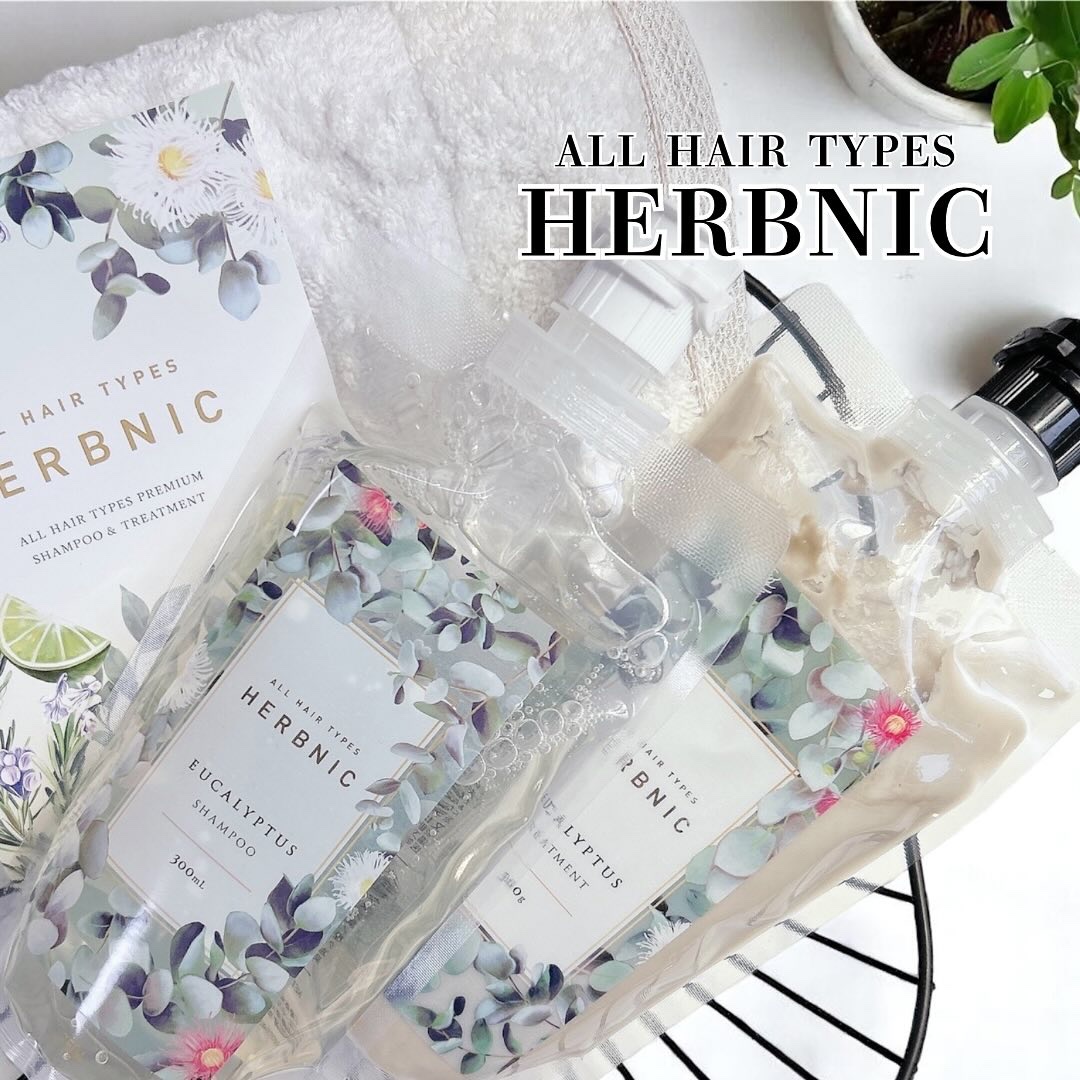 HERBNIC シャンプー・トリートメント（ユーカリ）/HERBNIC/ノンシリコンシャンプーを使ったクチコミ（1枚目）