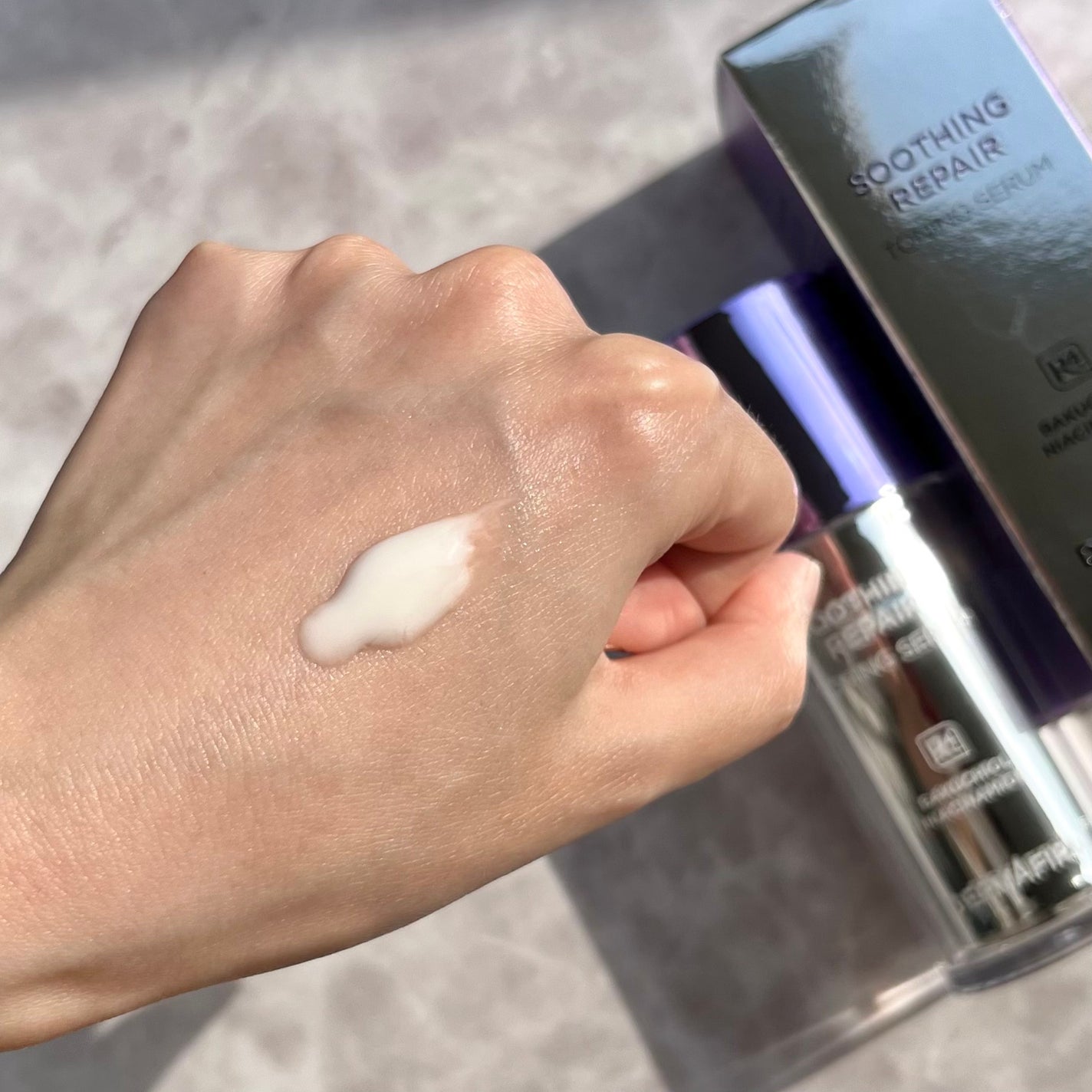 SOOTHING REPAIR TONING SERUM R4/ダーマファーム/美容液を使ったクチコミ(4枚目)