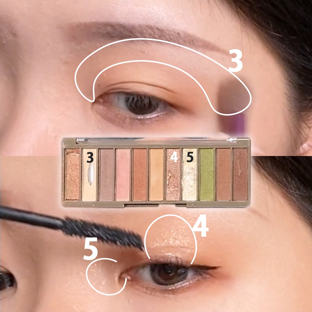 アイシャドウパレット/coou/アイシャドウパレットを使ったクチコミ（3枚目）