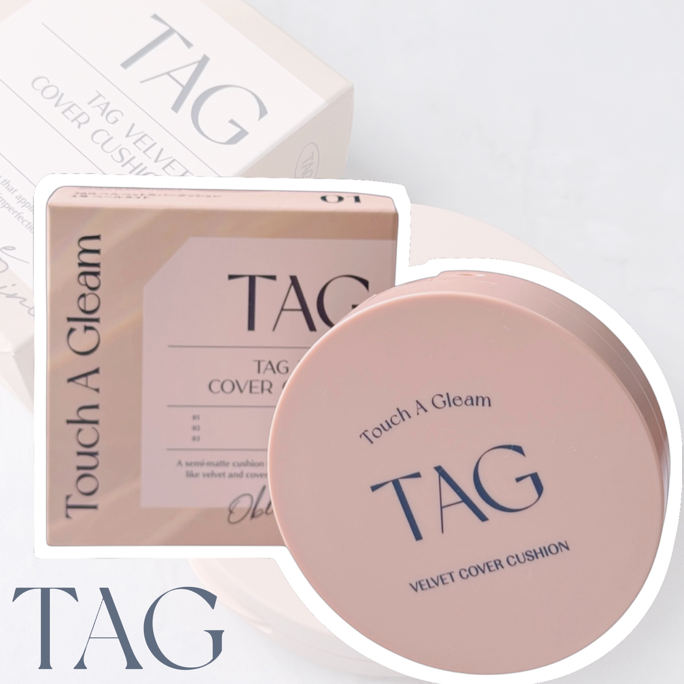 ベルベットカバークッション/TAG/クッションファンデーションを使ったクチコミ（1枚目）