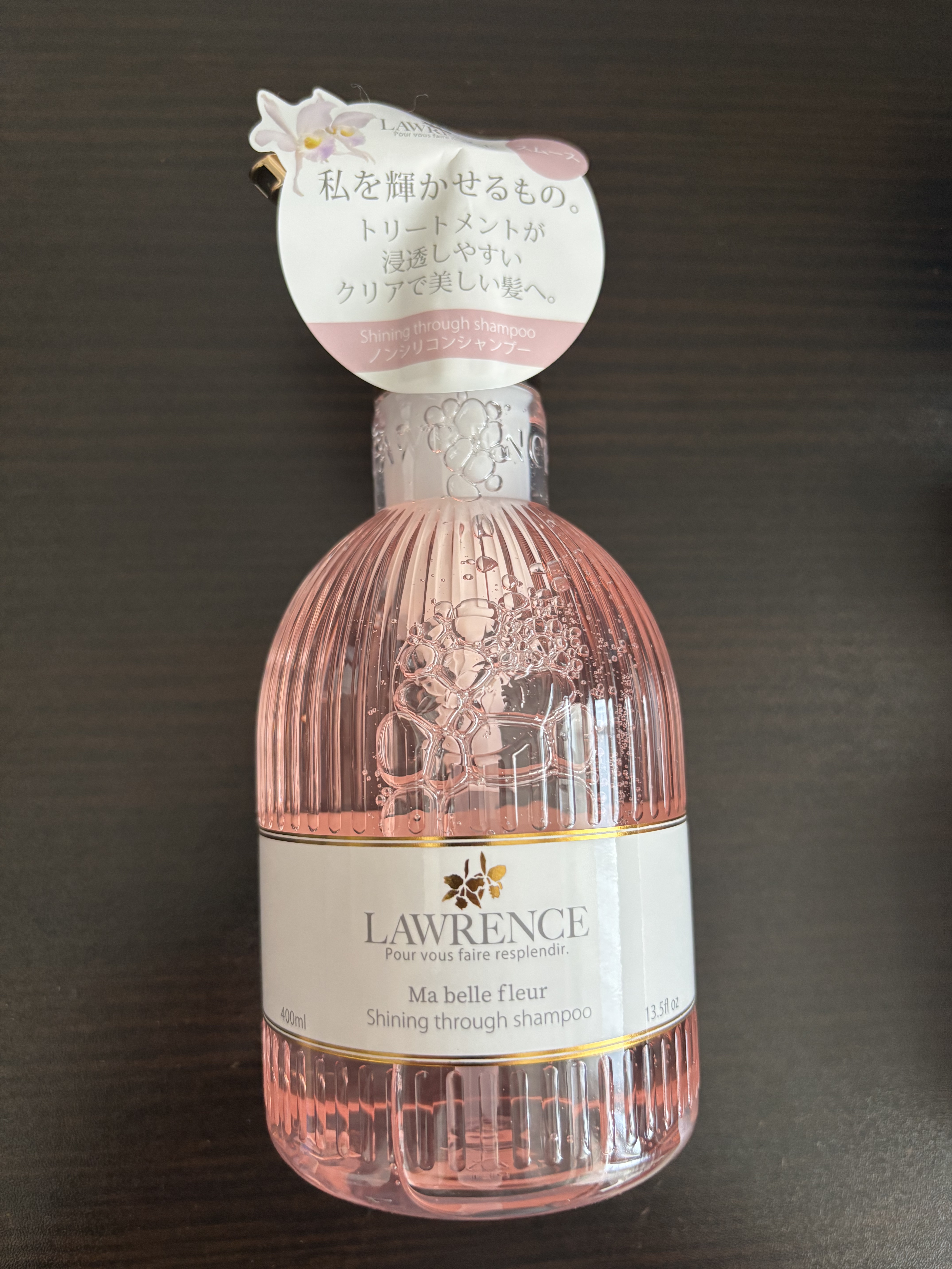 マベルフルール シャイニングスルーシャンプー／トリートメント シャンプー400ml/ロウレンス /市販シャンプーを使ったクチコミ（1枚目）