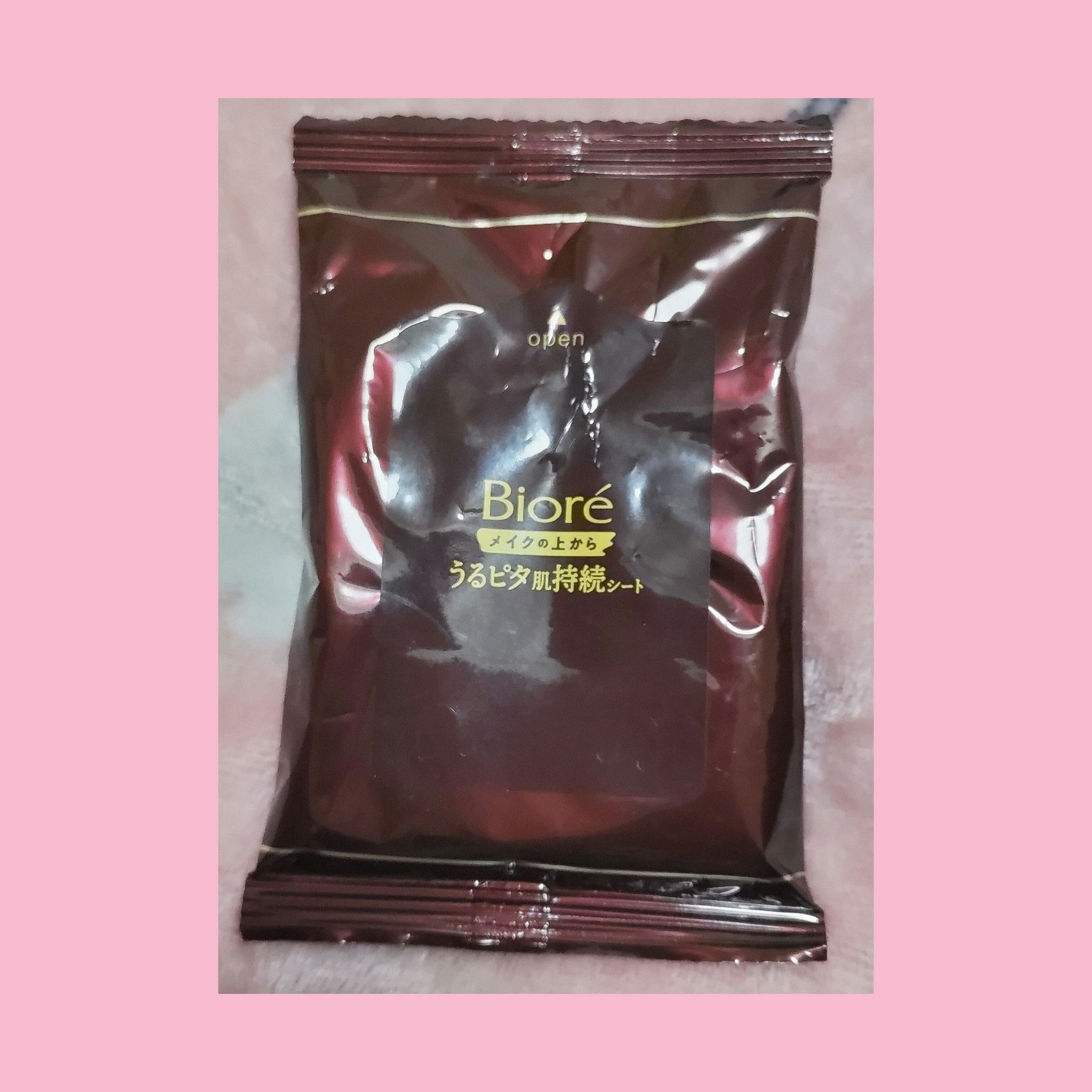 ビオレメイクの上からうるピタ肌持続シート/ビオレ/フェイスシートを使ったクチコミ（1枚目）