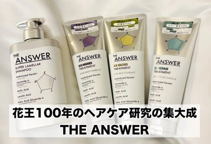 THE ANSWER EXリペアトリートメント FOR COLOR DAMAGE/THE ANSWER/洗い流すヘアトリートメントを使ったクチコミ(1枚目)