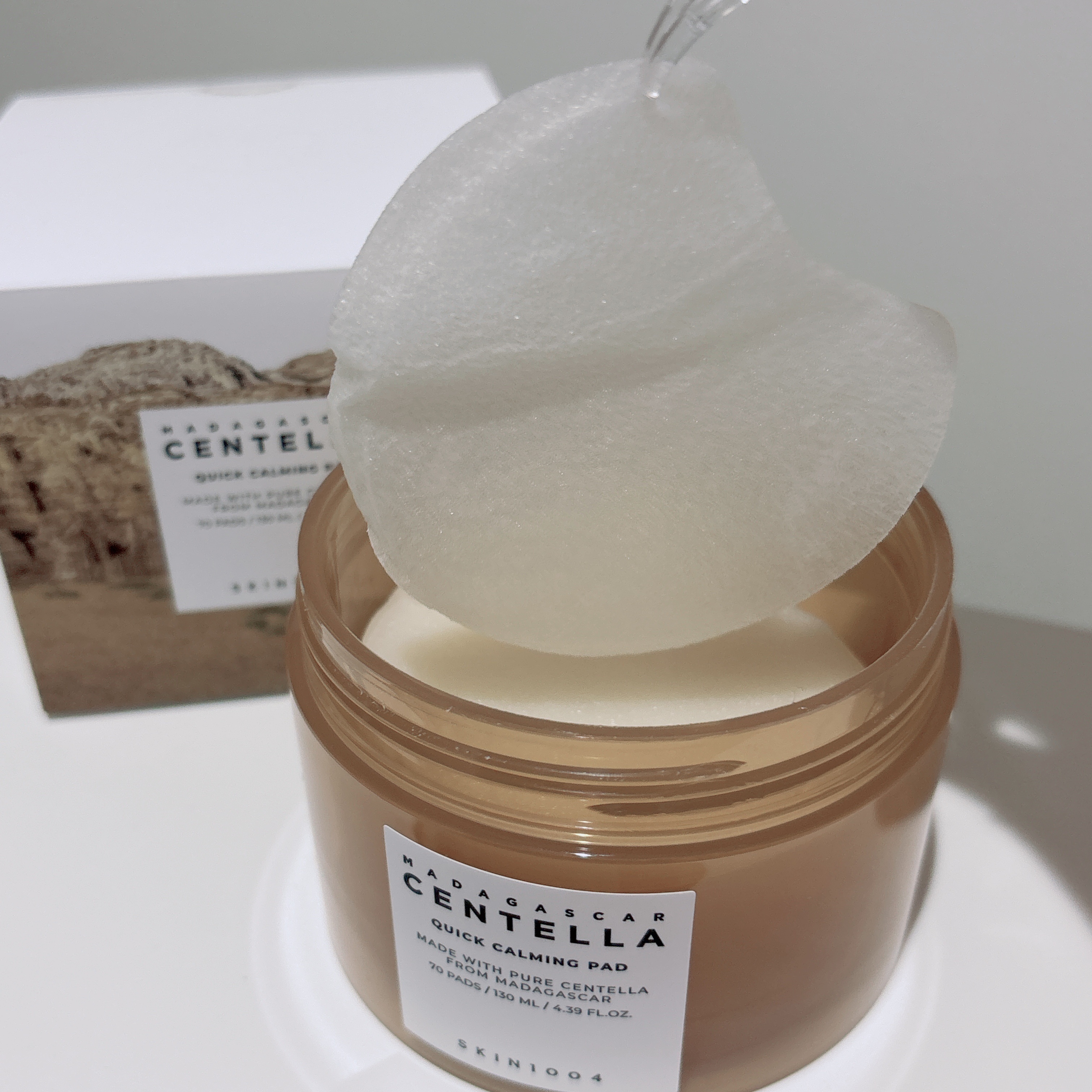 センテラ クイックカーミングパッド/SKIN1004/トナーパッドを使ったクチコミ（2枚目）