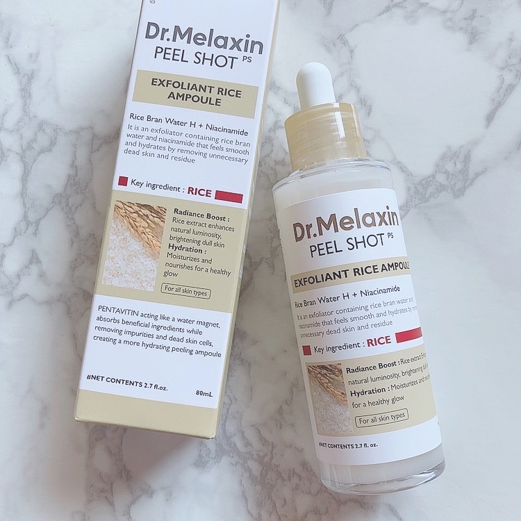 白米ピールショットゴマージュアンプル/Dr.Melaxin/美容液を使ったクチコミ（3枚目）