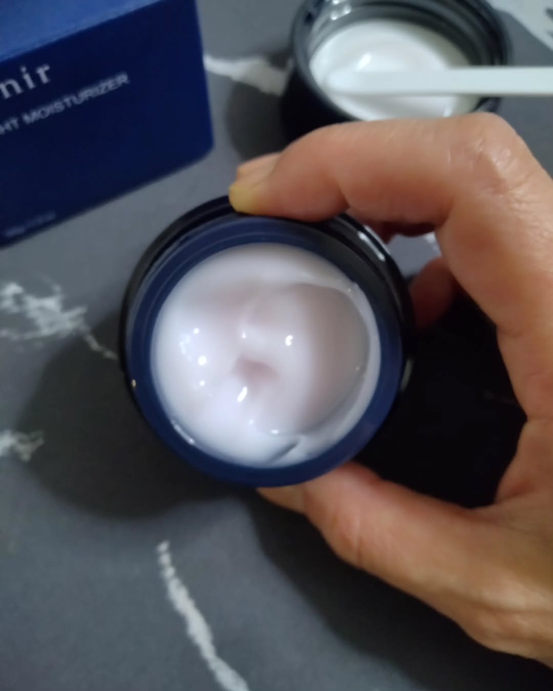 アテニア ミッドナイトモイスチャライザー/アテニア/フェイスクリームを使ったクチコミ（2枚目）