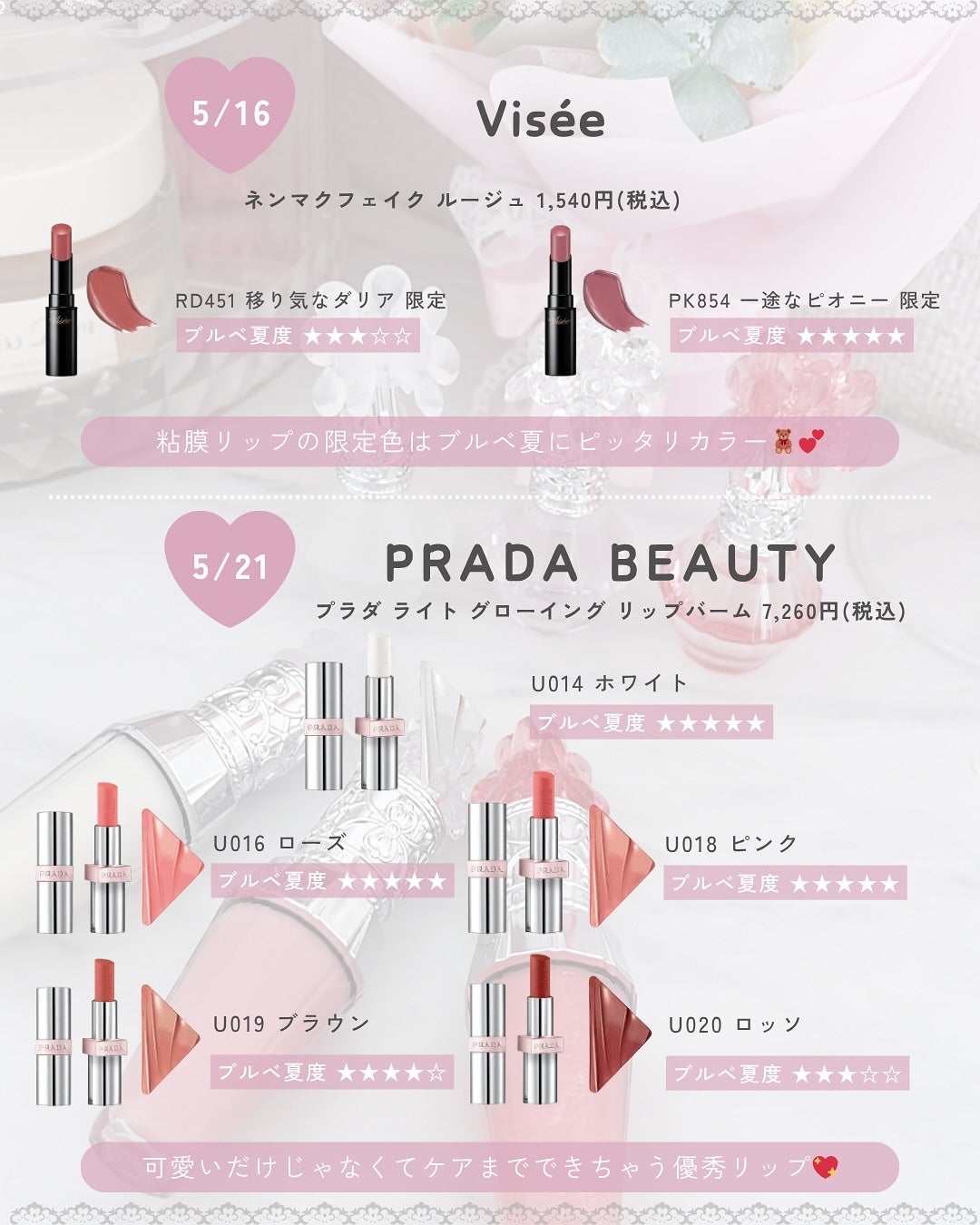 ぴーちゃん🧡インスタでコメント返信 on LIPS 「【ブルベ夏コスメカレンダー】今月もJILLが可愛い...伴奏譜..」(5枚目)