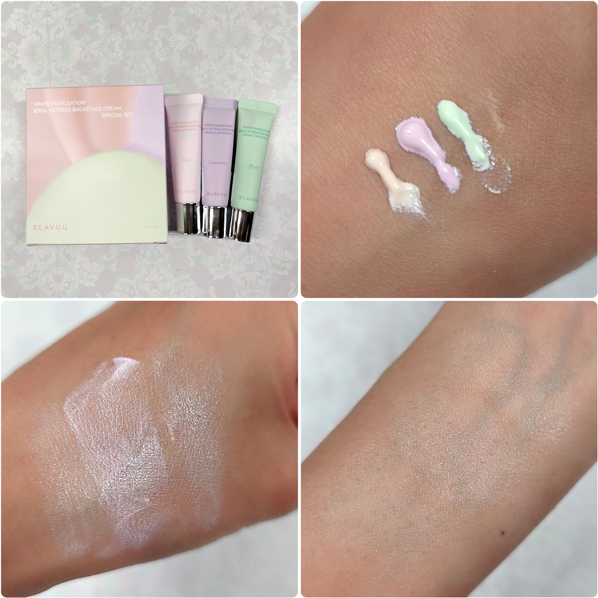 WHITE PEARLSATION  IDEAL ACTRESS BACKSTAGE CREAM/KLAVUU/化粧下地を使ったクチコミ（2枚目）