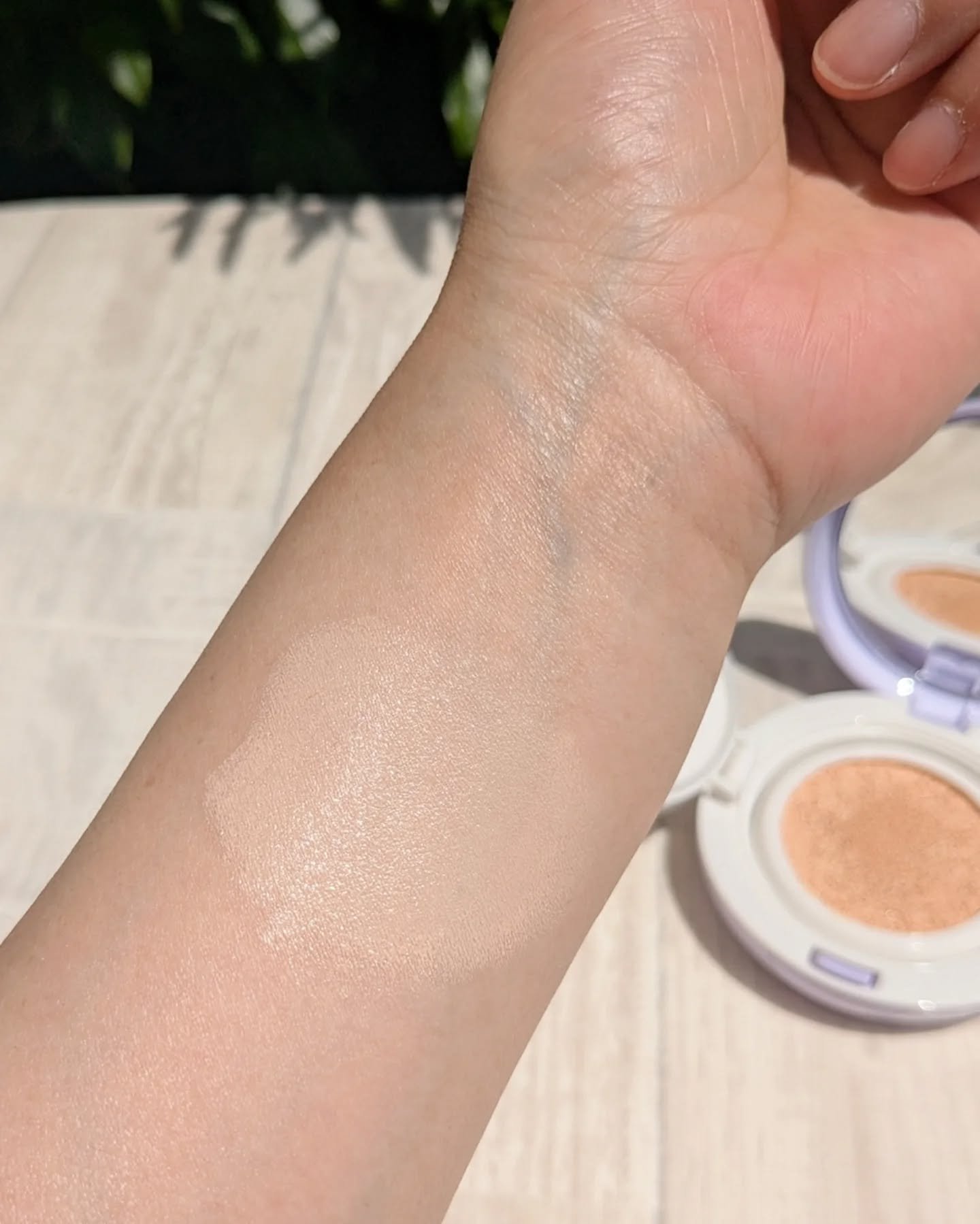 パンテノールバリアクッション/COSNORI/クッションファンデーションを使ったクチコミ（3枚目）