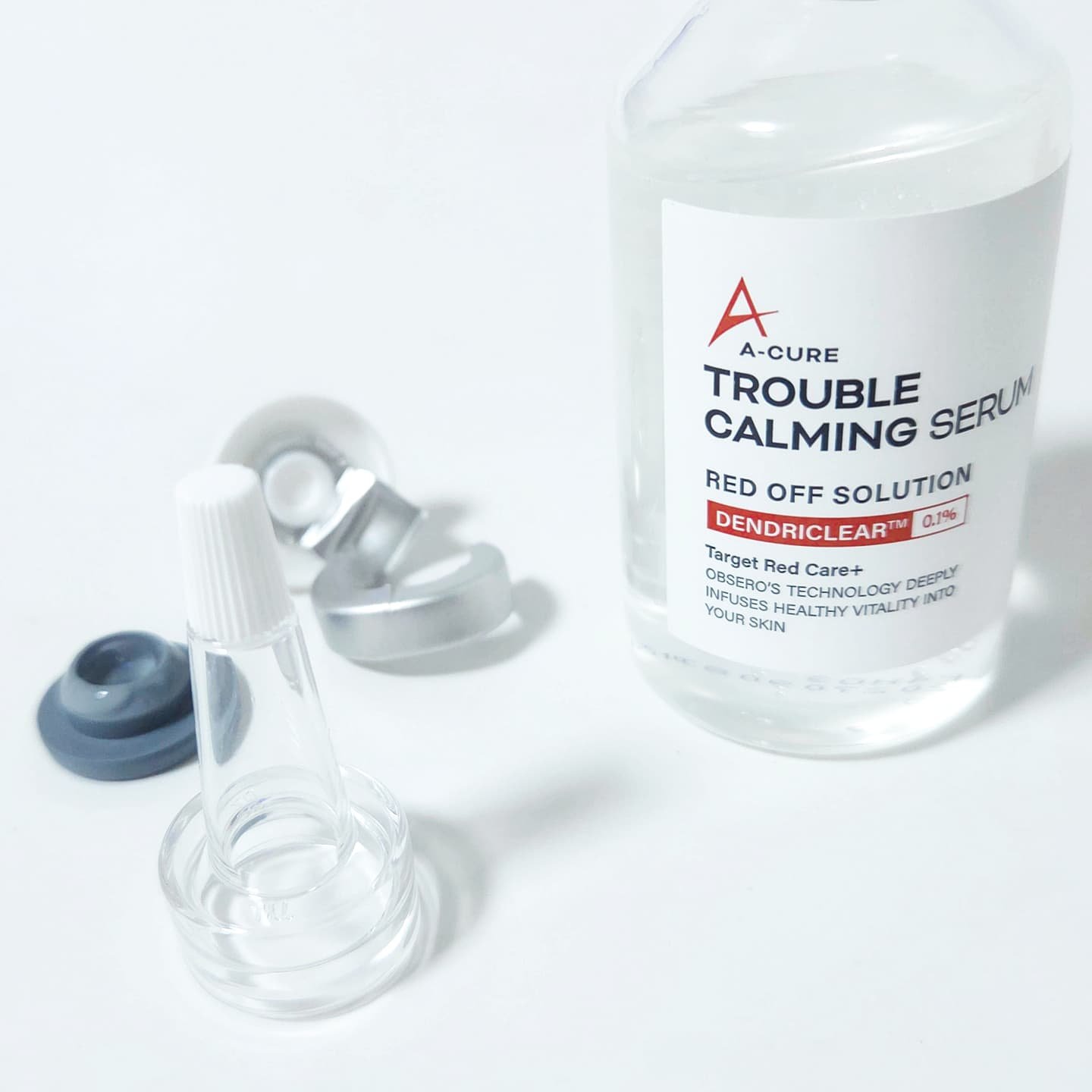 エーキュアトラブルカーミングセラム/obsero/美容液を使ったクチコミ（1枚目）