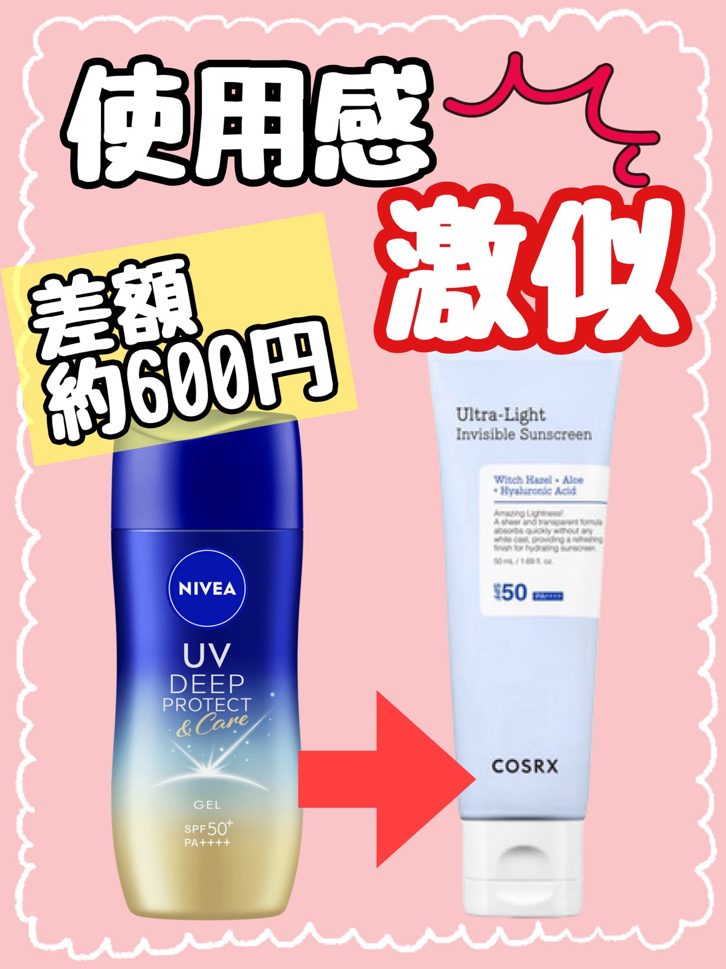 ニベアUV ディープ プロテクト&ケア ジェル/ニベア/日焼け止めジェルを使ったクチコミ(1枚目)