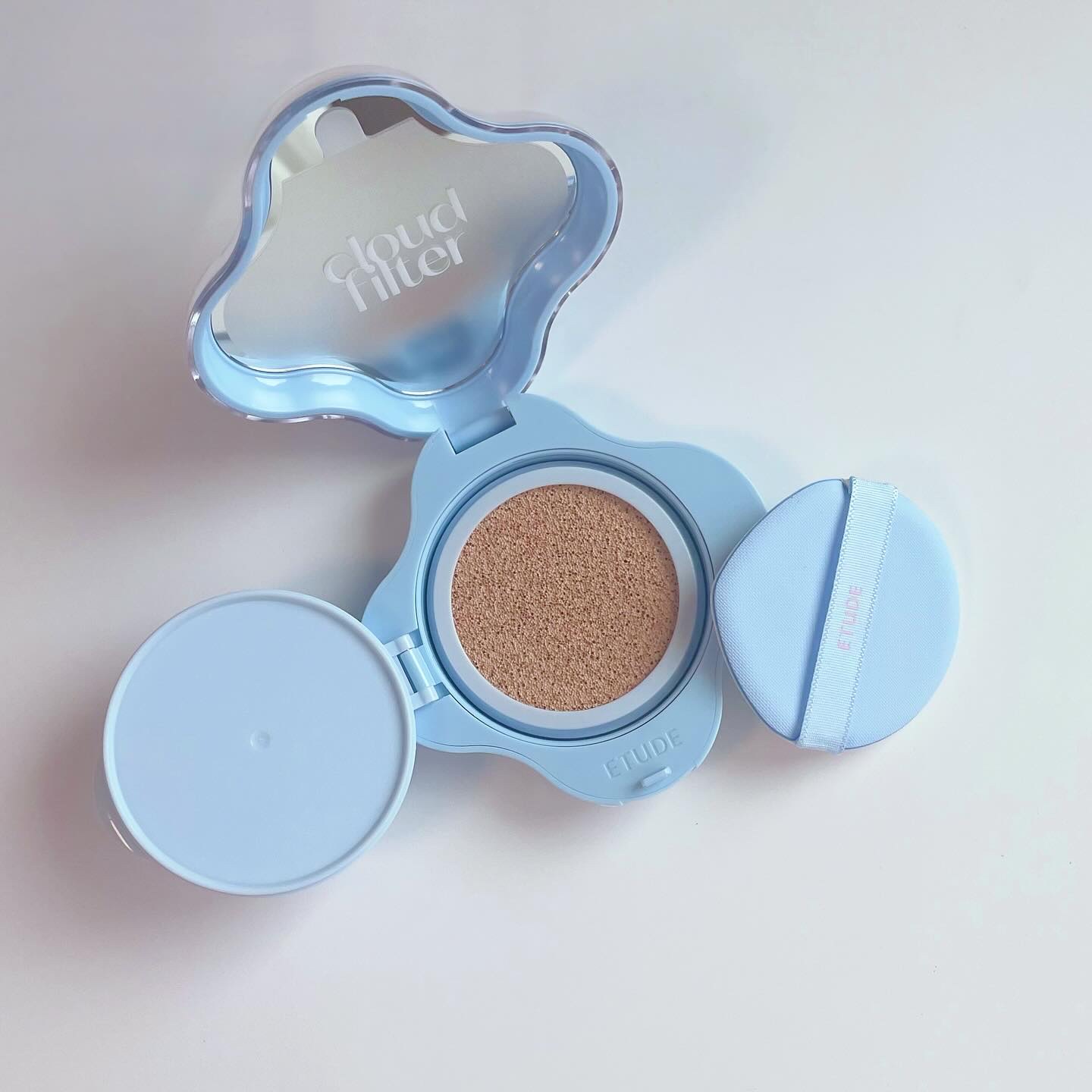 クラウドフィルタークッション/ETUDE/クッションファンデーションを使ったクチコミ（3枚目）