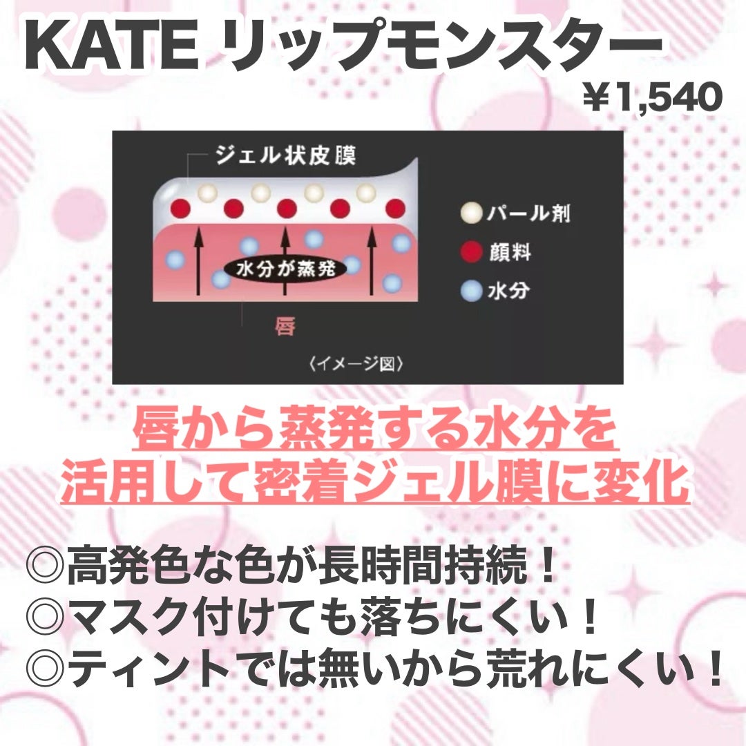 ケイト リップモンスター/KATE/口紅を使ったクチコミ(2枚目)