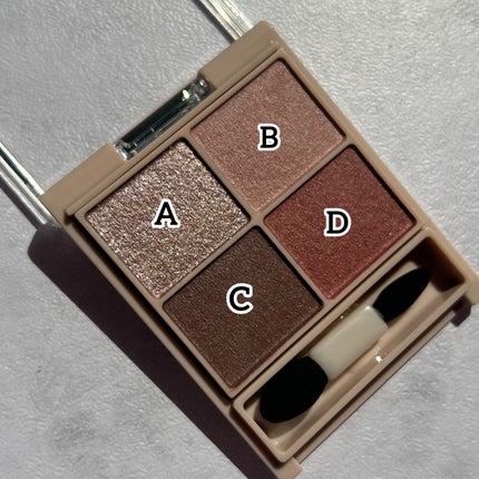 シルキースフレアイズ(マットタイプ)/キャンメイク/アイシャドウパレットを使ったクチコミ(4枚目)