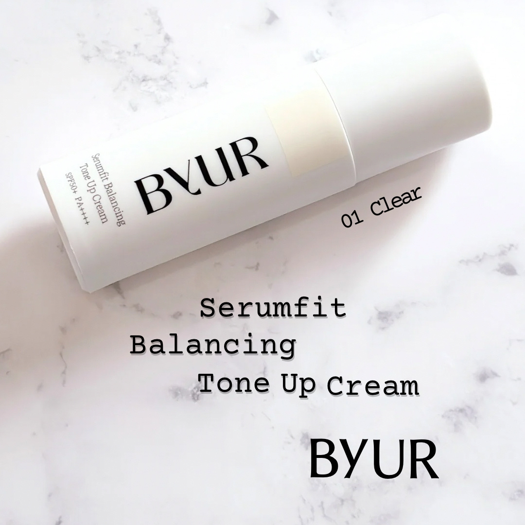 セラムフィット バランシング トーンアップクリーム/ByUR/化粧下地を使ったクチコミ（1枚目）