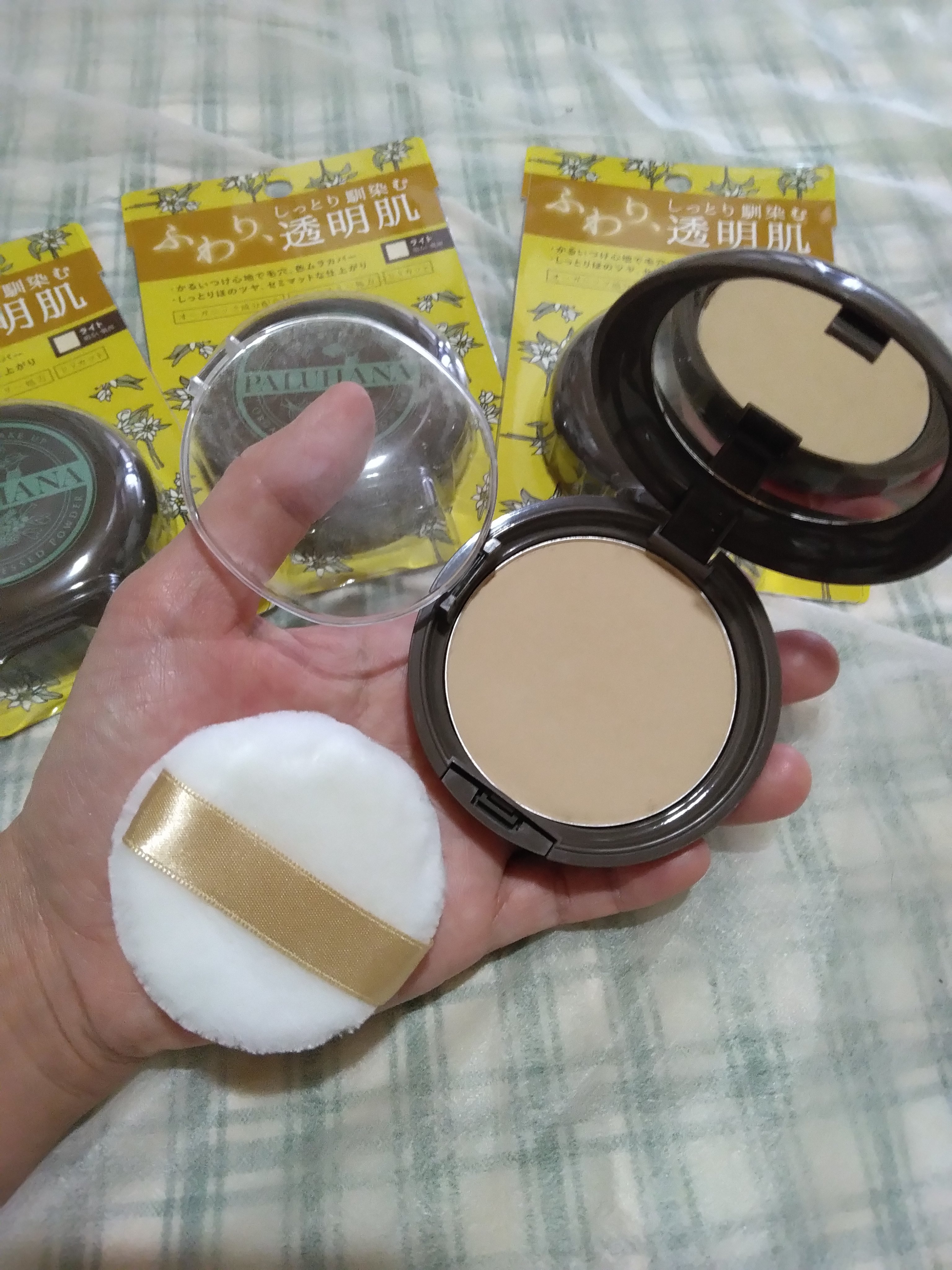 オーガニックプレストパウダー/クルールキャラメル/プレストパウダーを使ったクチコミ（2枚目）