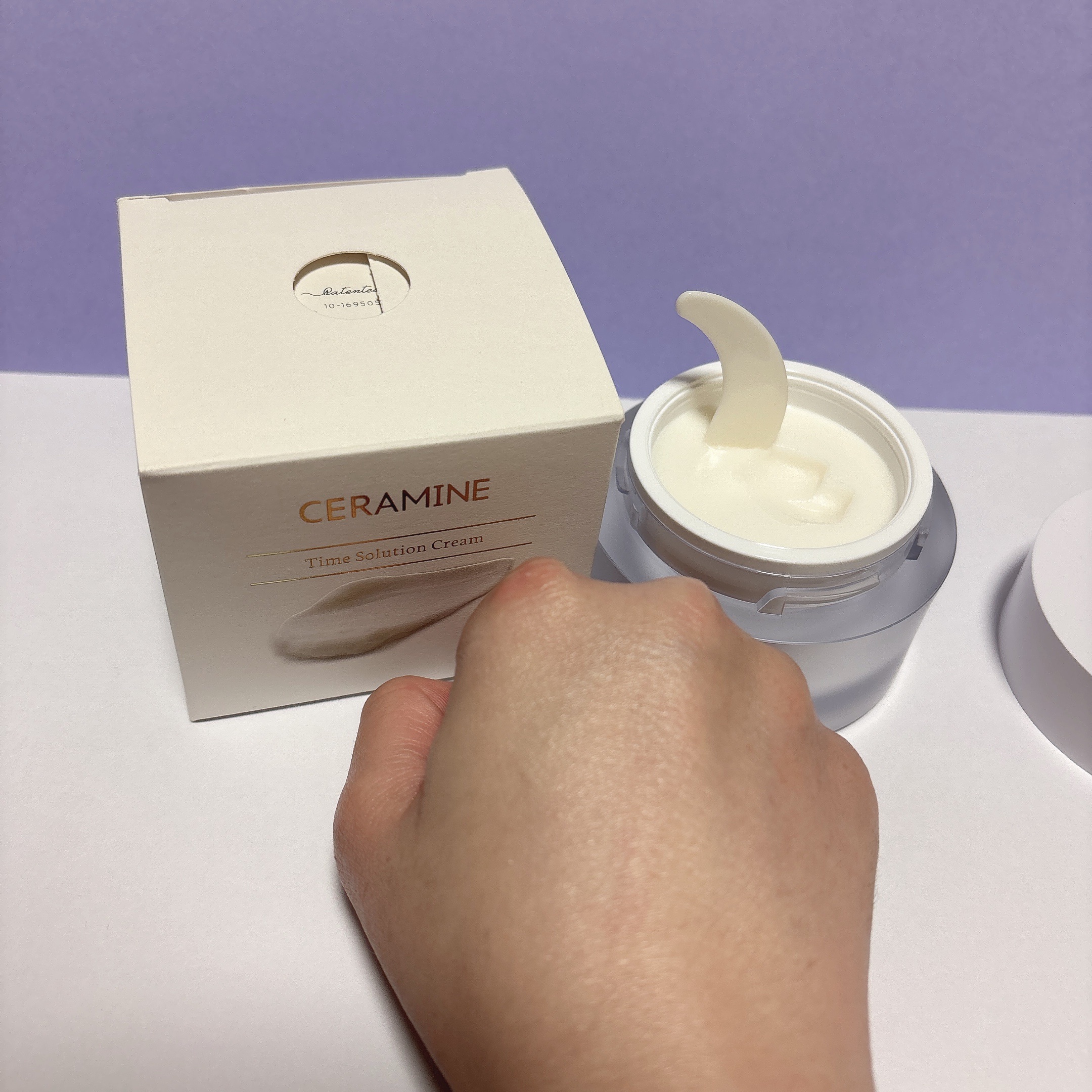 セラマイン タイムソリューションクリーム/CERAMINE/フェイスクリームを使ったクチコミ（3枚目）