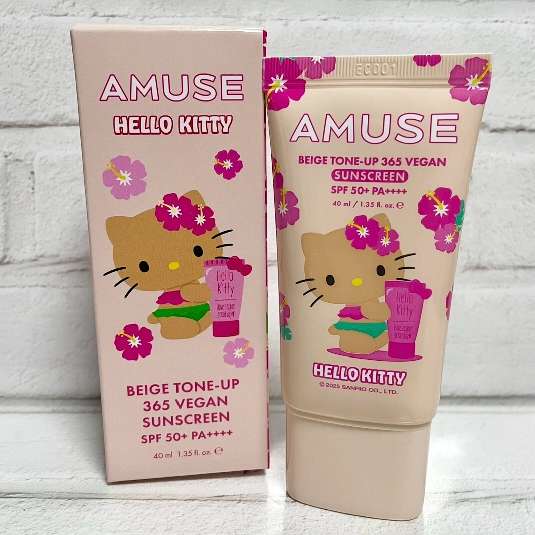 ベージュトーンアップ365ヴィーガンサンクリーム/AMUSE/日焼け止めクリームを使ったクチコミ（1枚目）