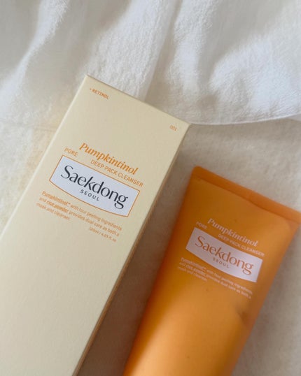 PUMPKINTINOL パッククレンザー/Saekdong SEOUL/洗顔フォームを使ったクチコミ(3枚目)