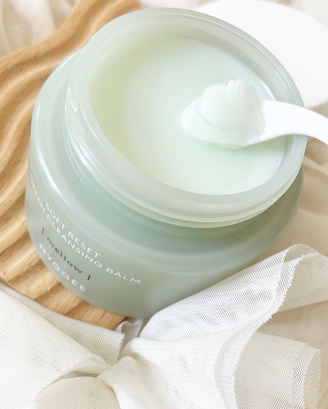 ソフトリセットグリーンクレンジングバーム/HYGGEE/クレンジングバームを使ったクチコミ（3枚目）