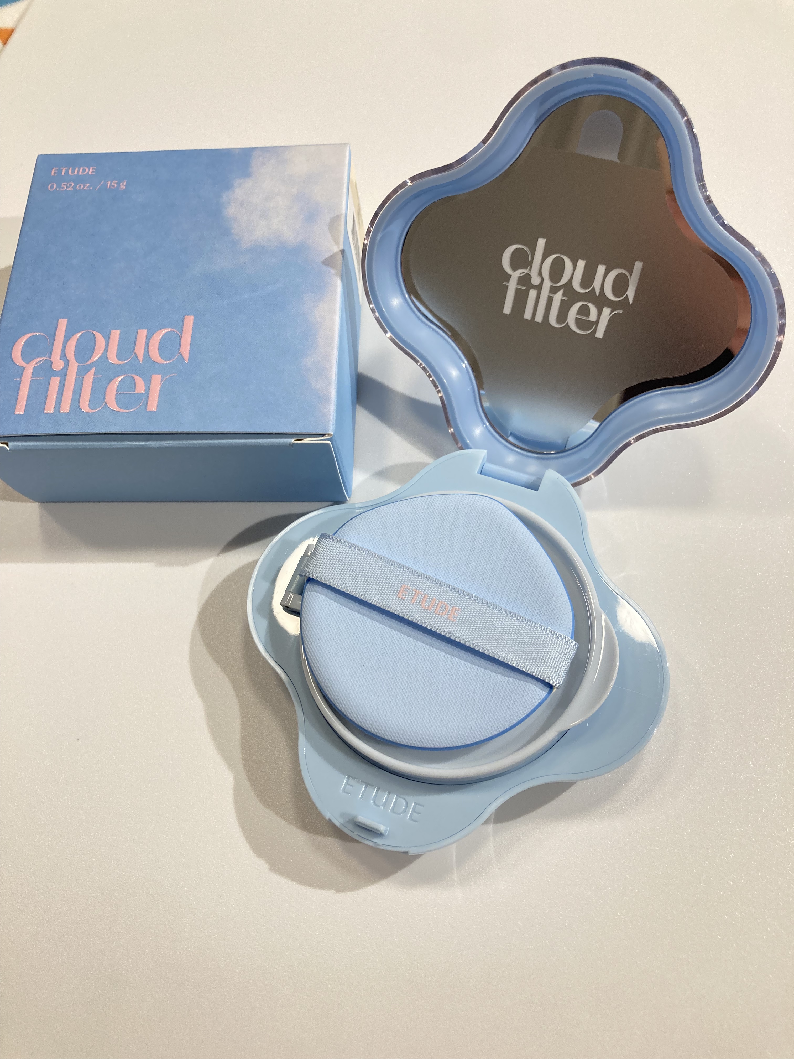 クラウドフィルタークッション/ETUDE/クッションファンデーションを使ったクチコミ（2枚目）