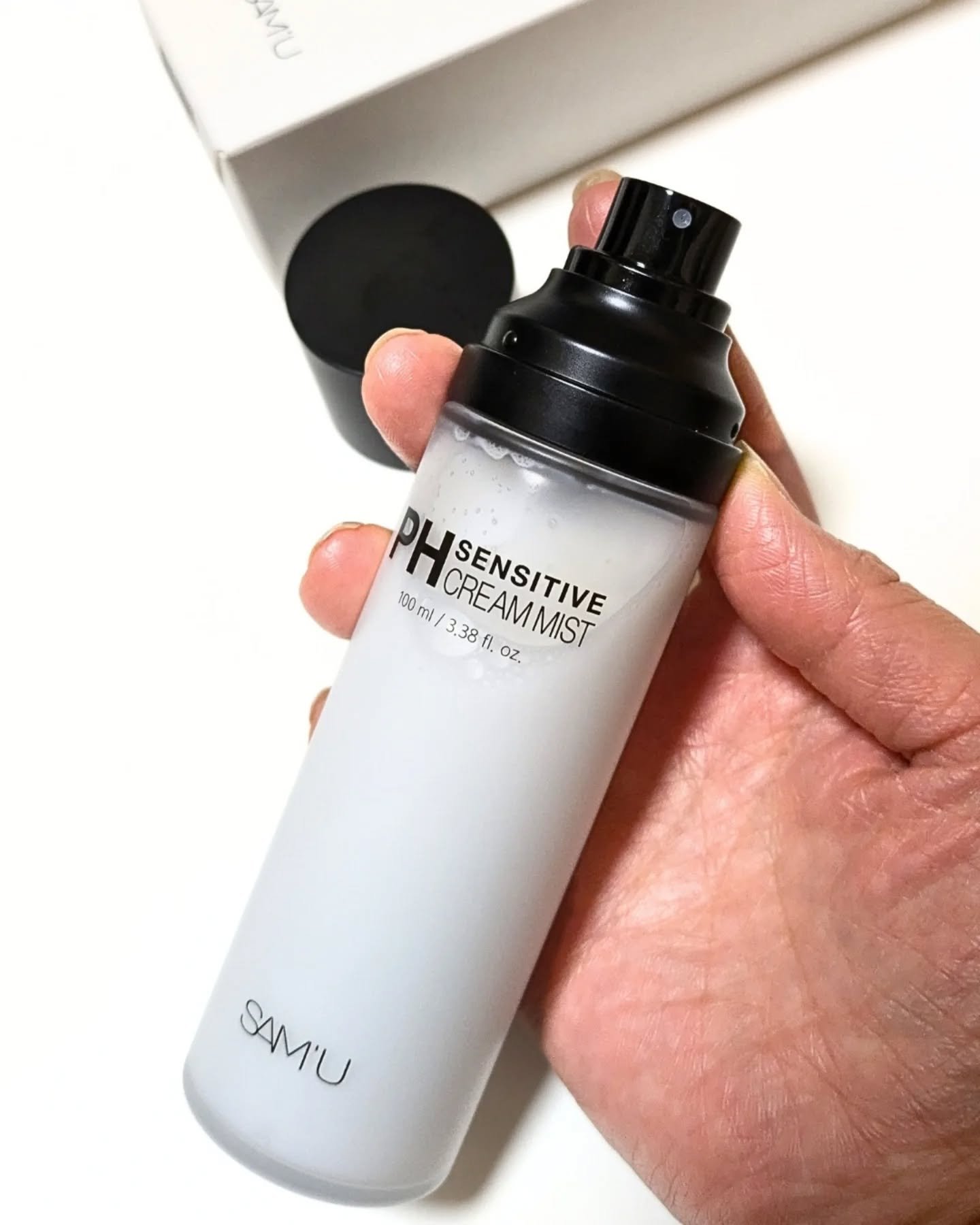 PHセンシティブクリームミスト/SAM'U/ミスト状化粧水を使ったクチコミ（2枚目）