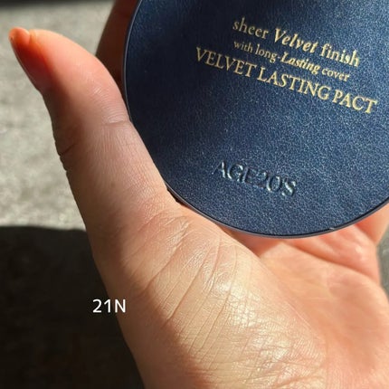 ヴェルヴェットラスティングパクト/AGE20’s/その他ファンデーションを使ったクチコミ(2枚目)