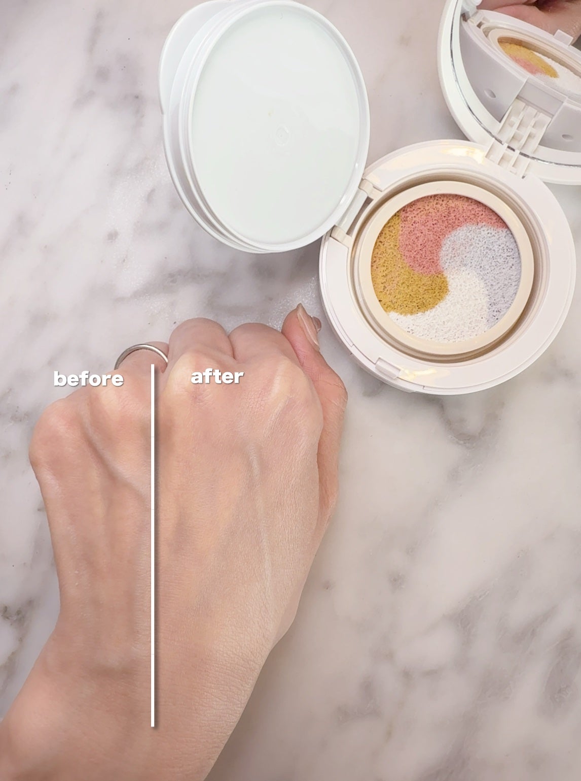 ディエム クルール カラートリックマルチクッションファンデーション/ディエム クルール/クッションファンデーションを使ったクチコミ(4枚目)