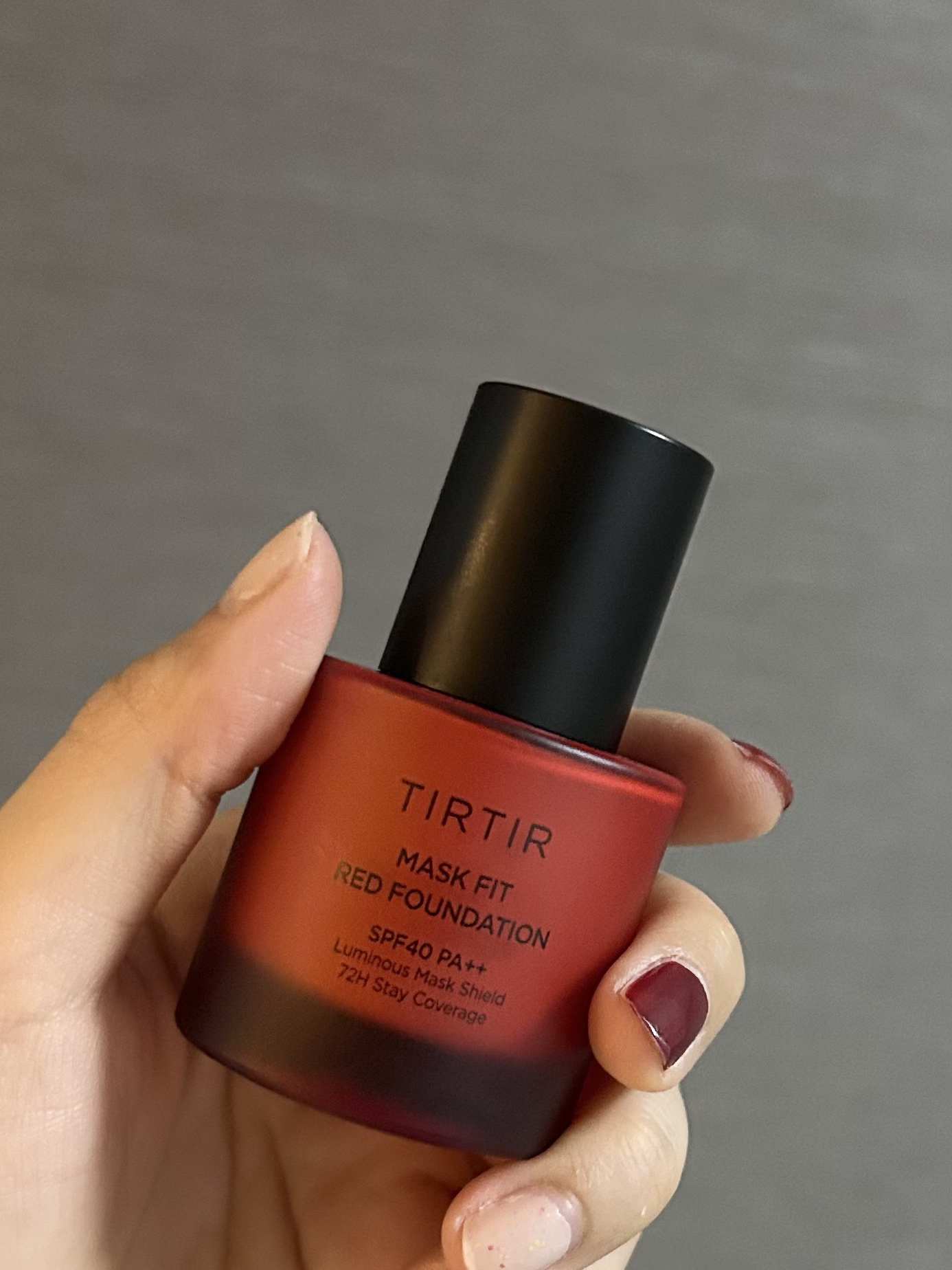マスクフィットレッドファンデーション 17C ポーセリン(PORCELAIN)/TIRTIR(ティルティル)/リキッドファンデーションを使ったクチコミ（1枚目）