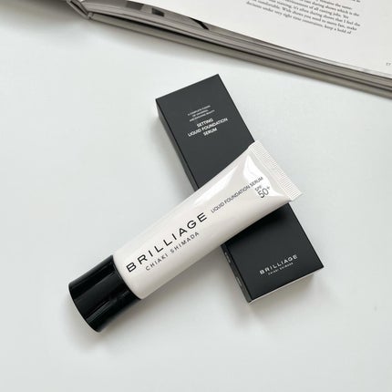 セッティング リキッドファンデーション セラム/ブリリアージュ/リキッドファンデーションを使ったクチコミ(4枚目)