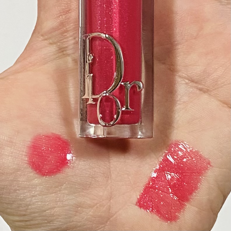 ディオール アディクト リップ マキシマイザー 005シマー ストロベリー/Dior/リップグロスを使ったクチコミ（2枚目）