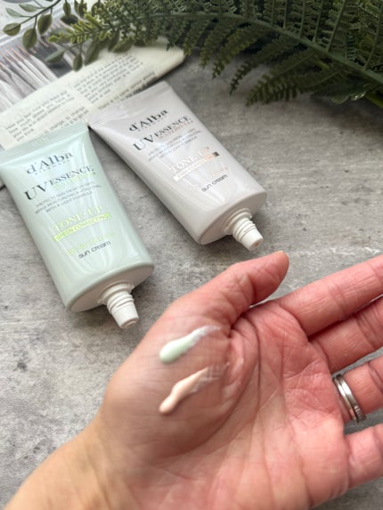 ウォータフルトーンアップサンクリーム/ダルバ/日焼け止めクリームを使ったクチコミ(2枚目)