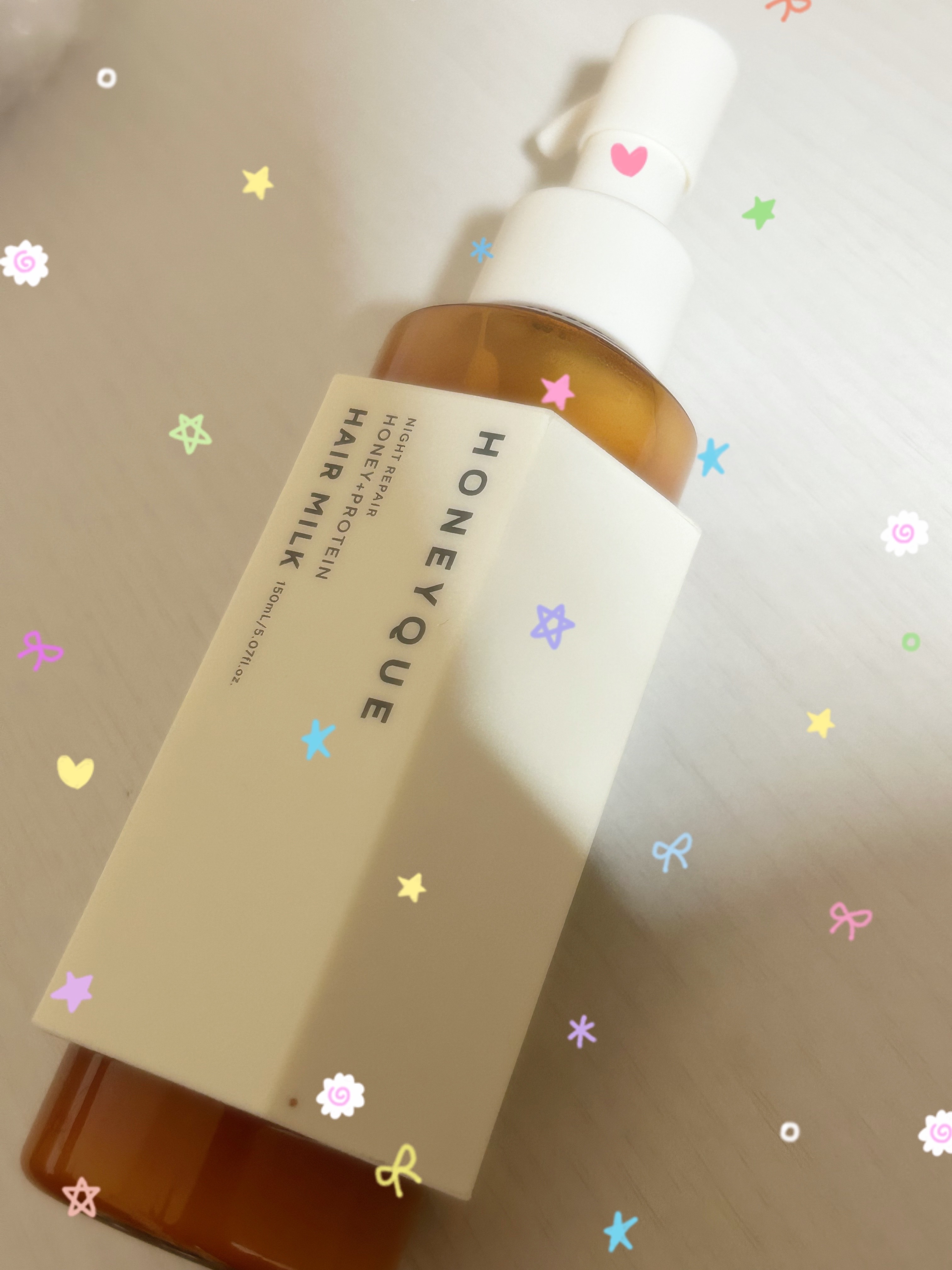 ナイトリペア 2WAY ヘアミルク モイスト/ハニーク/ヘアミルクを使ったクチコミ（1枚目）