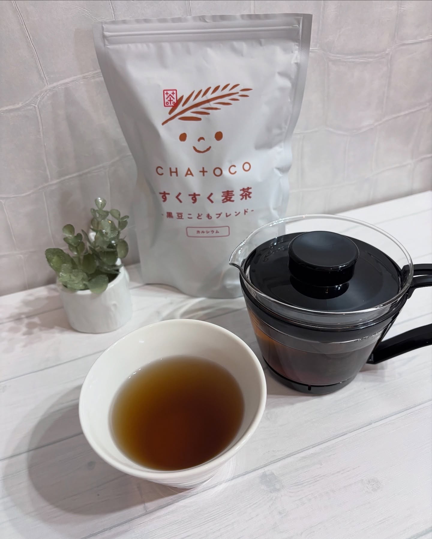 CHA+OCOすくすく麦茶 黒豆こどもブレンド/ティーライフ/その他ドリンクを使ったクチコミ（2枚目）